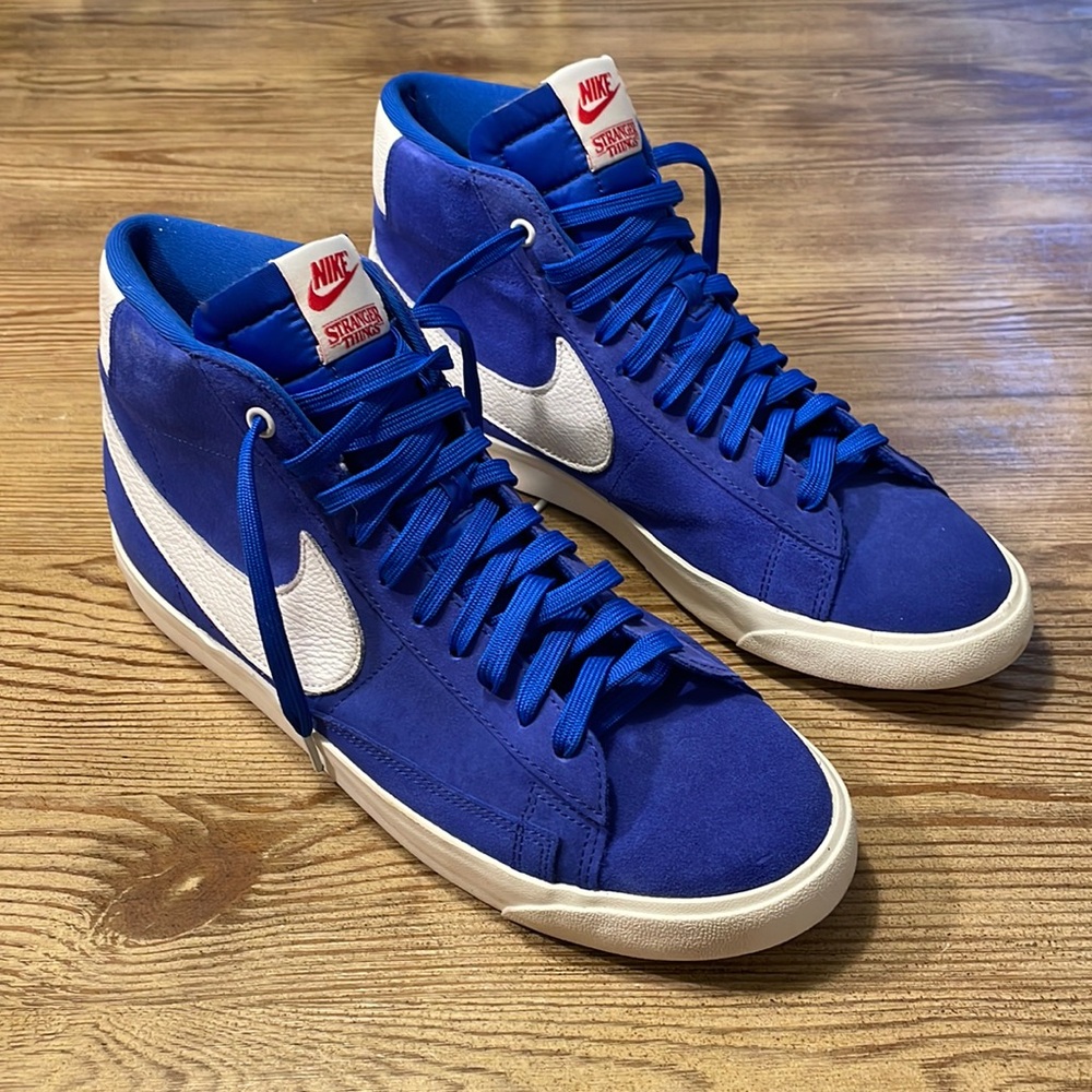 NIKE BLAZER MID STRANGER THINGS INDEPENDENCE DAY JULY 4TH 1985 MENS SIZE 10.5